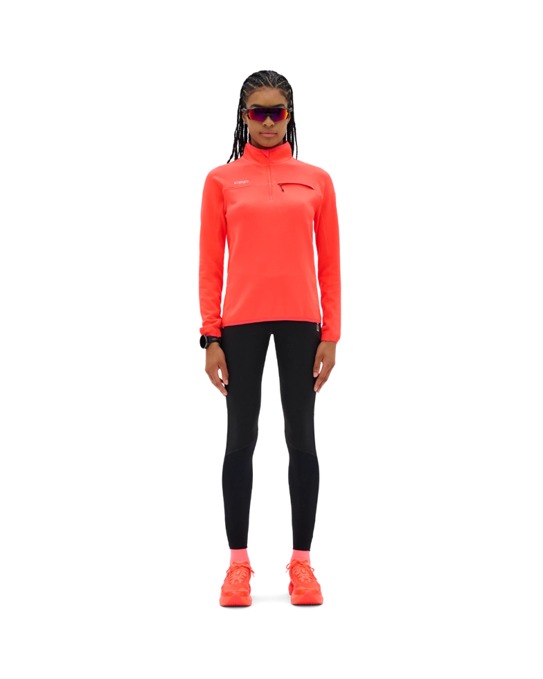 Laden Sie das Bild in Galerie -Viewer, {Women Core Run Thermal Zip Shirt LS 2.0
