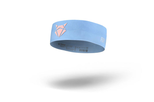 Headband V3 Narrow Blue Light Pink