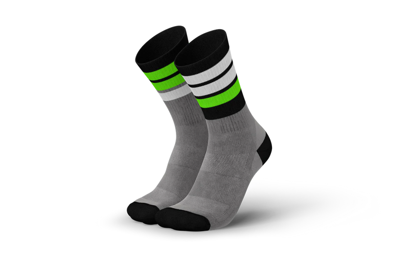 Laden Sie das Bild in Galerie -Viewer, {Merino Strive Light Grey Neon Green
